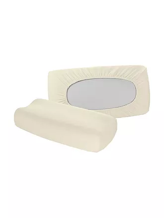 FLEURESSE | Jersey-Kissenbezug "Vital Comfort" 40x60cm (Apfelgrün) | beige